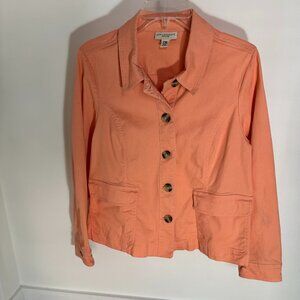 Dennisport Anywhere unlined cotton twill utility jacket, size MP, Appleseed's